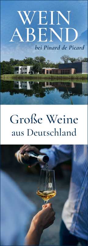 Produktfoto:  „Große Weine aus Deutschland – Gereifte Weine für Kenner und Genießer“ | Weinabend 2026