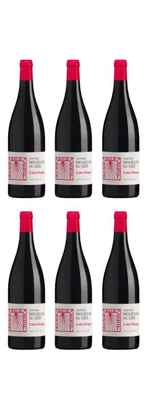 Produktfoto: Mourgues 6x „Galets Rouges“ Costières de Nîmes, rouge 2023