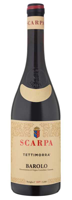 Produktfoto: Scarpa „Tettimorra“ DOCG Barolo, rosso 2021