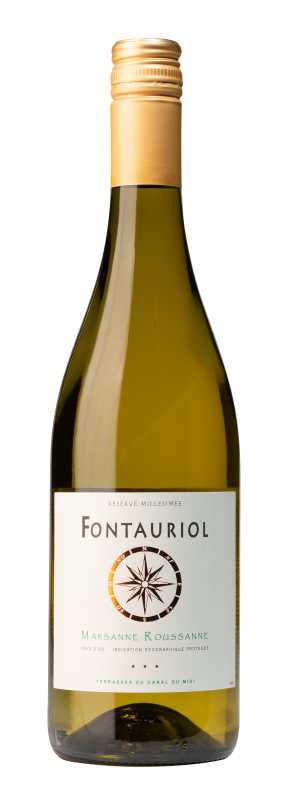 Produktfoto: Fontauriol Marsanne Roussanne Reserve IGP Pays d’Oc, blanc 2025