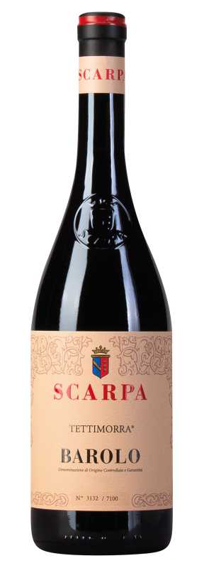 Produktfoto: Scarpa „Tettimorra“ DOCG Barolo, rosso 2021