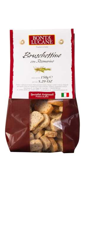 Produktfoto: Lucane Bruschettine con rosmarino, Basilikata 150g