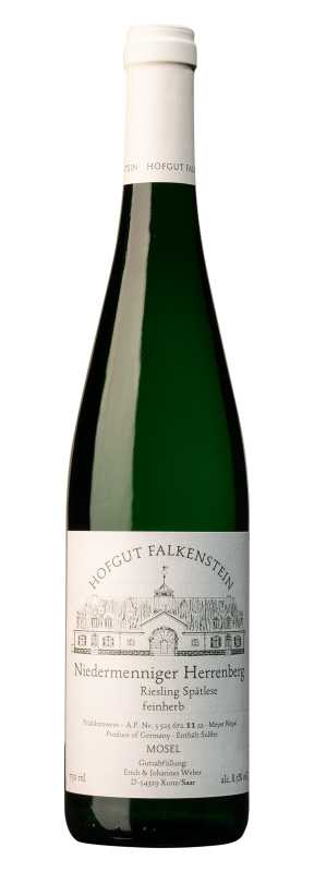 Produktfoto: Falkenstein Niedermenninger Herrenberg Riesling Spätlese feinherb (Fass „Meyer Nepal“ AP11) 2025