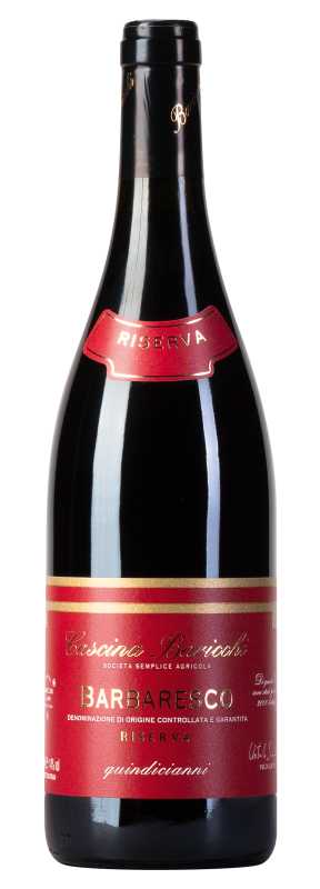 Produktfoto: Cascina Baricchi „Quindicianni“ DOCG Barbaresco Riserva, rosso 2010