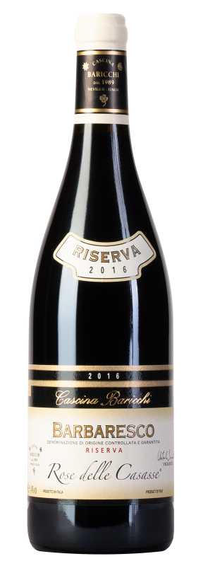 Produktfoto: Cascina Baricchi „Rose delle Casasse“ DOCG Barbaresco Riserva, rosso (Schatzkammer) 2016