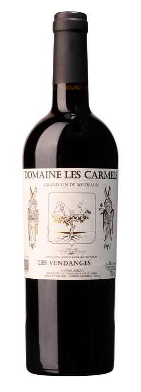 Produktfoto: Les Carmels „Les Vendanges“ Cadillac - Côtes de Bordeaux, rouge 2022