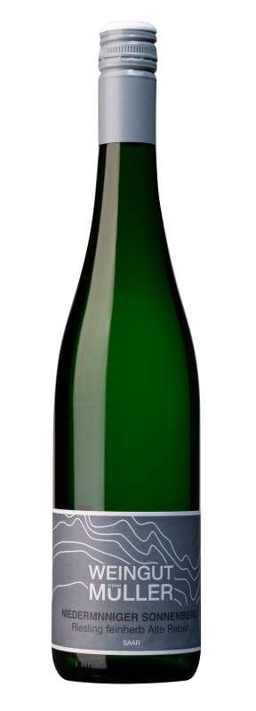 Produktfoto: Stefan Müller Niedermenniger Sonnenberg „Alte Reben“ Riesling feinherb 2025