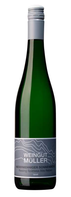 Produktfoto: Stefan Müller Niedermenniger Sonnenberg „Alte Reben“ Riesling Spätlese 2025