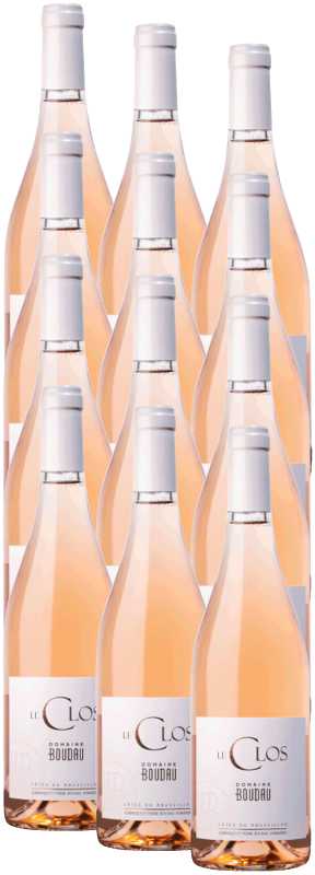 Produktfoto: Boudau 12x „Le Clos“ Côtes du Roussillon, rosé 2025