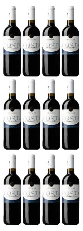 Produktfoto: Due Palme 12x „Costa“ Primitivo IGP Salento, rosso 2025