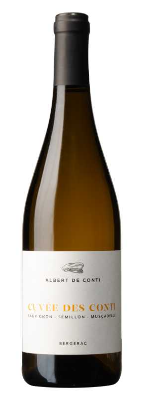 Produktfoto: Albert de Conti „Cuvée des Conti“ Bergerac Sec, blanc 2025