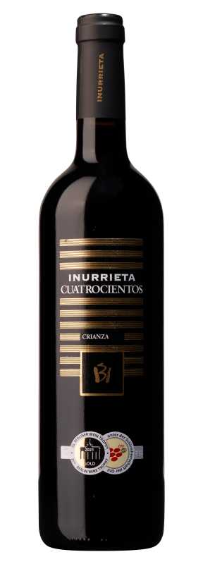 Produktfoto: Inurrieta „Cuatrocientos“ Crianza DO Navarra, tinto 2023