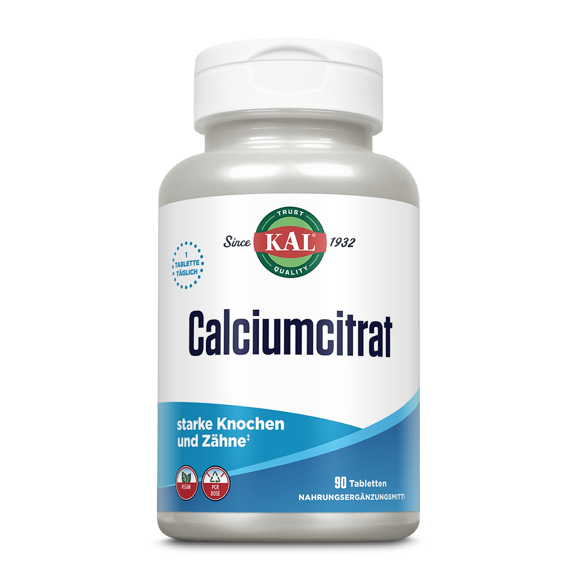 Vitabay Calciumcitrat Kalziumcitrat 1000 mg 210 mg pro Kapsel 90 Kapseln 