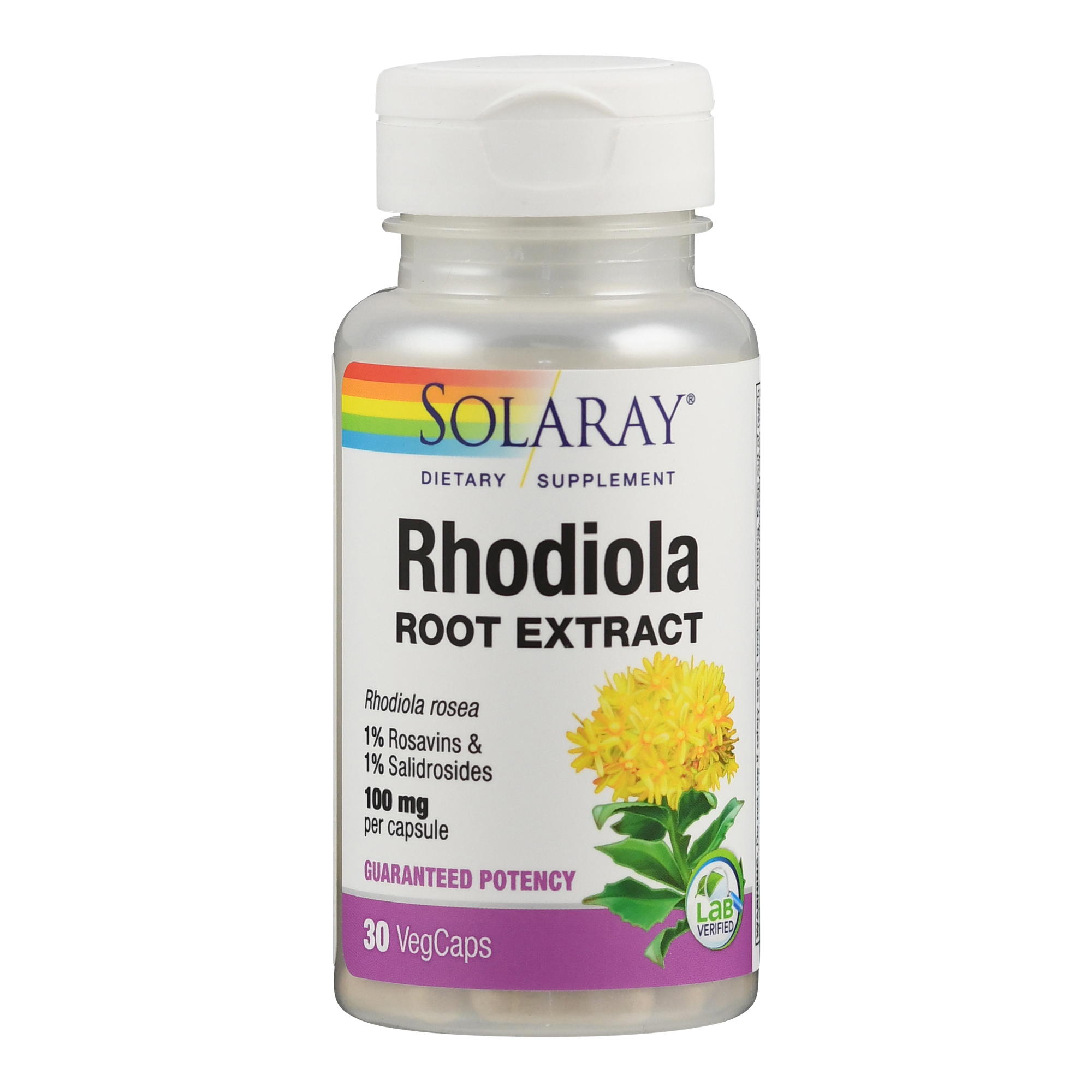 Rhodiola Extract 100 mg von Solaray.