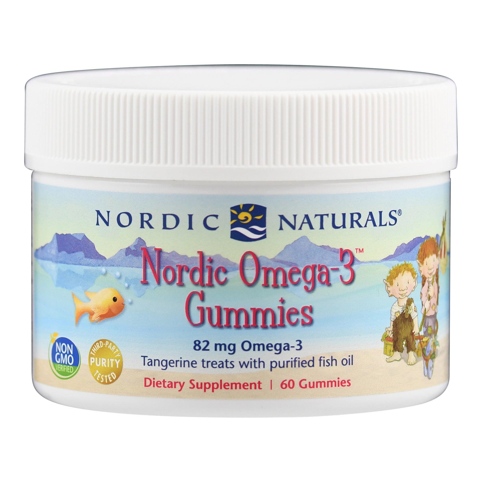 Nordic Omega-3 Gummies, Tangerine Treats von Nordic Naturals.