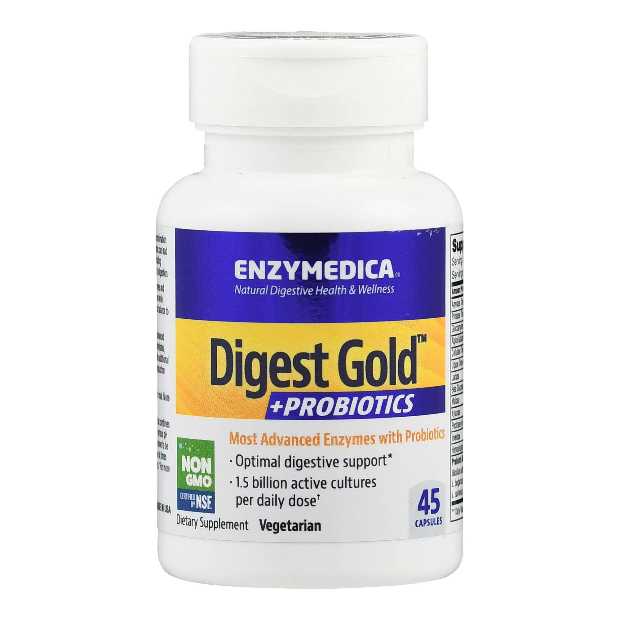 Digest Gold + natürliche Mikroorganismen von Enzymedica.