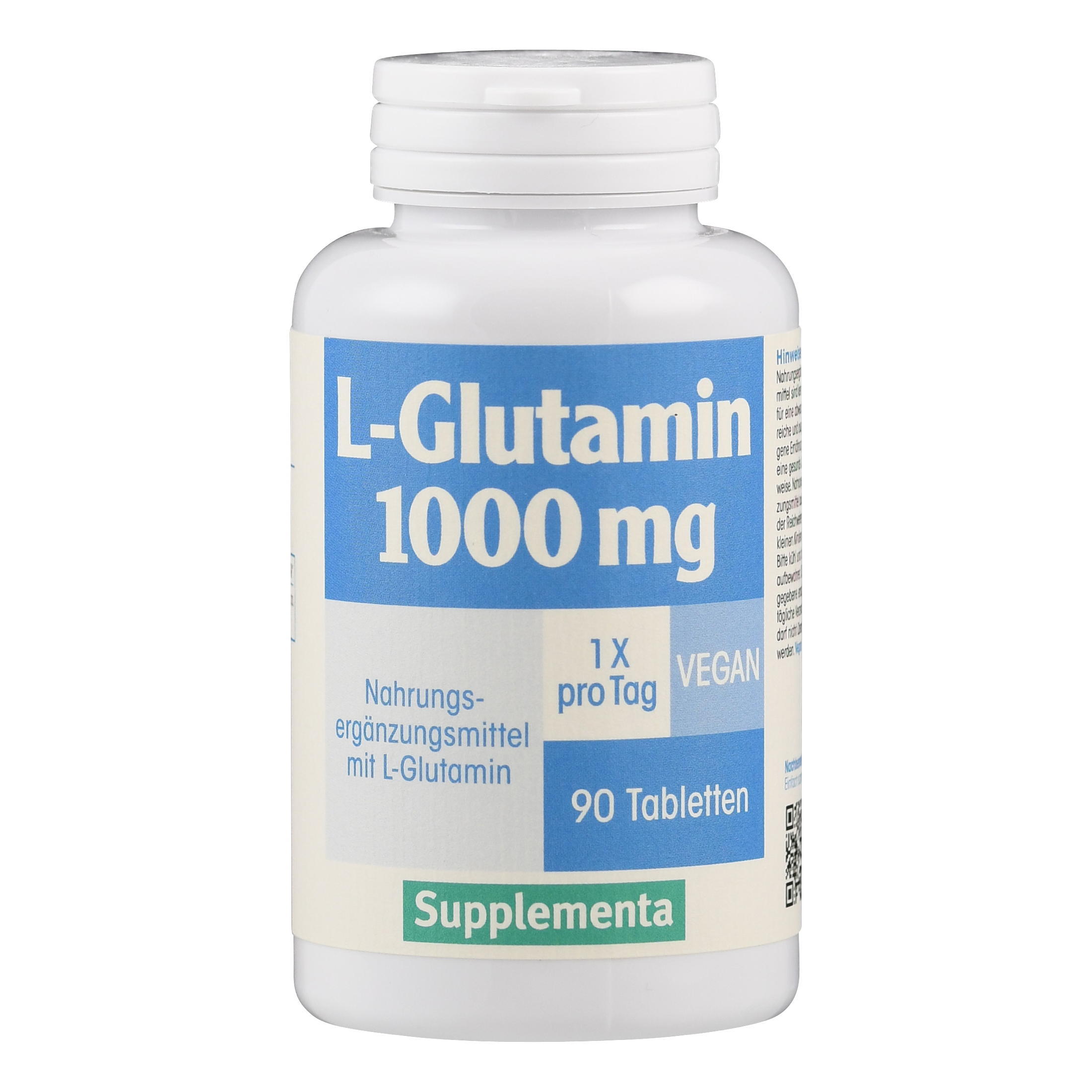 L-Glutamin 1000 mg von Supplementa.