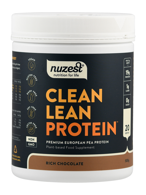 Clean Lean Protein Rich Chocolate - vegan von Nuzest.