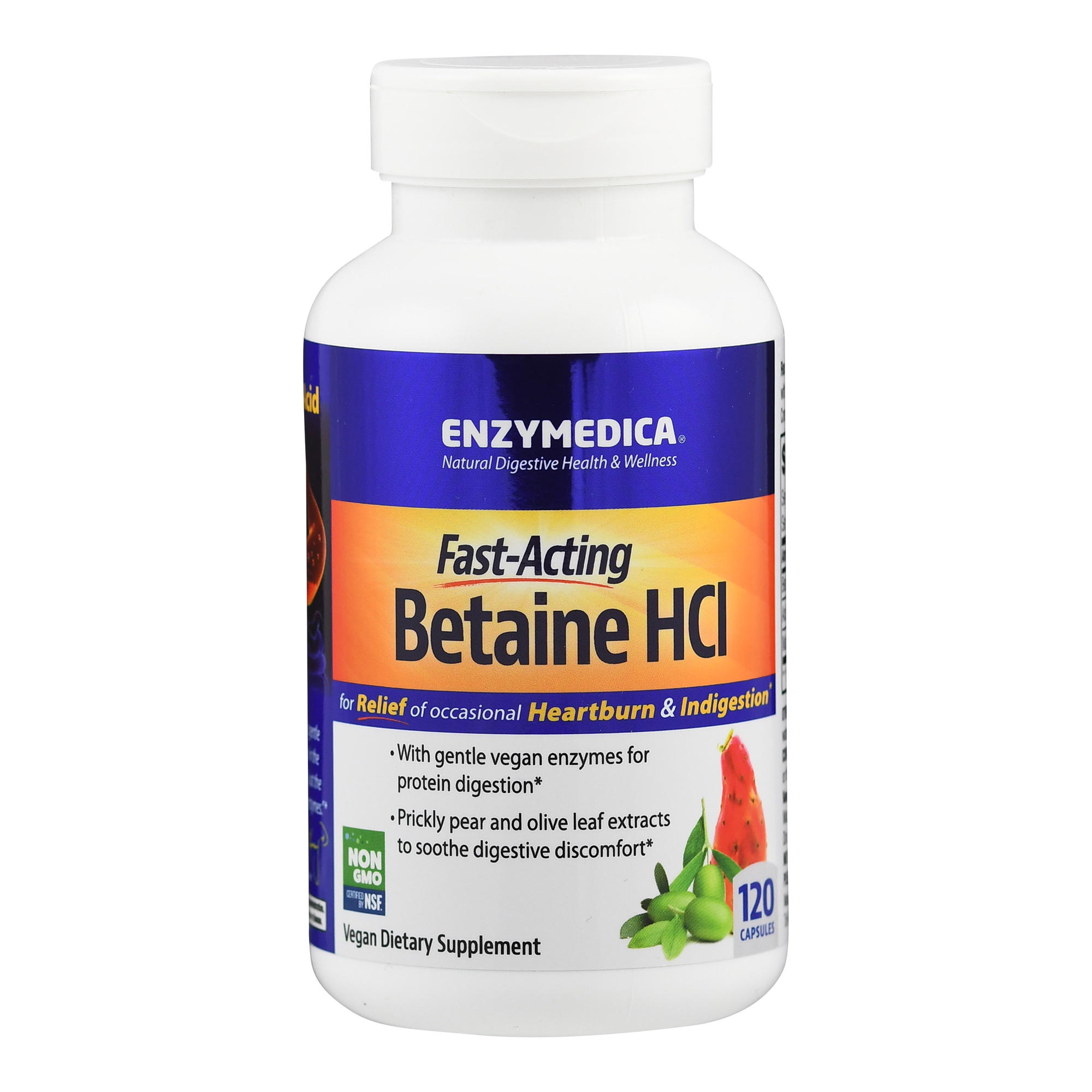 Betaine HCl vegan von Enzymedica.