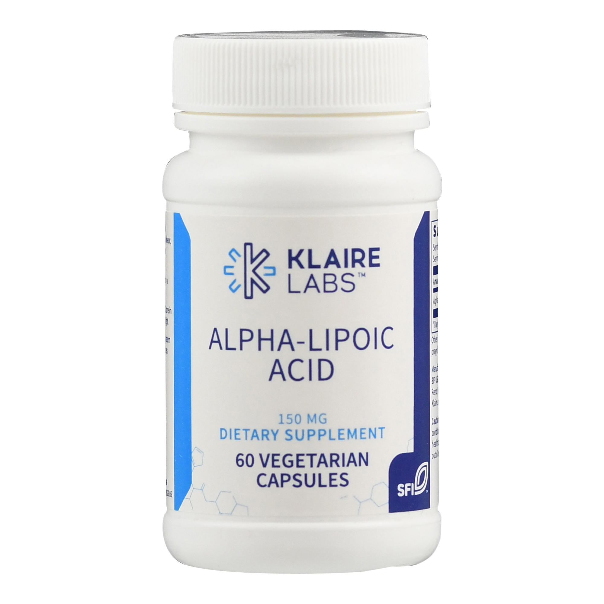 Alpha-Liponsäure 150 mg Klaire von Klaire Labs.