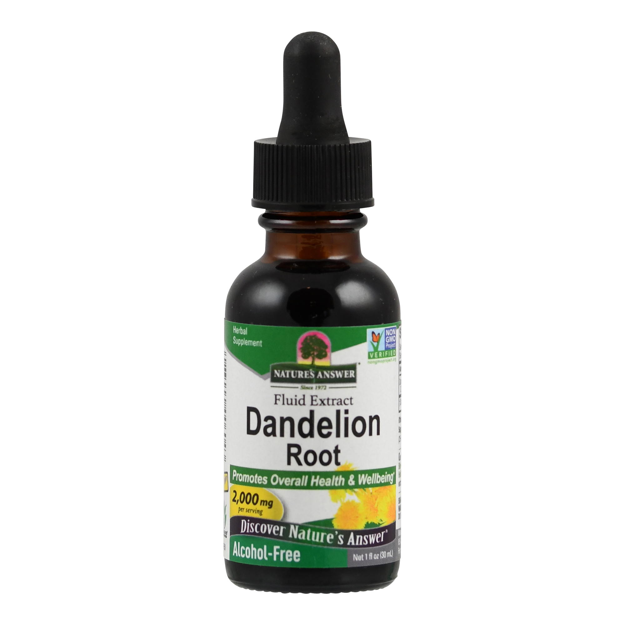 Dandelion Root Extrakt (ohne Alkohol) (Löwenzahnwurzel) von Nature's Answer.