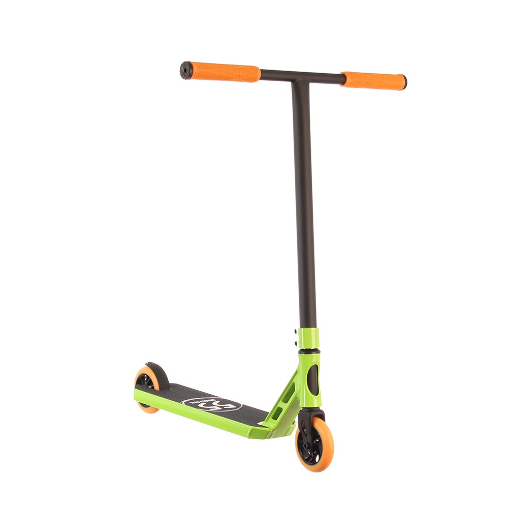 Double Five Stunt Scooter - green / orange