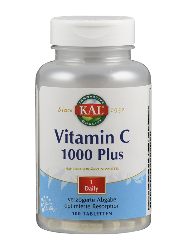 Vitamin C 1000 Plus | verzögerte Abgabe  | vegan | laborgeprüft von KAL.