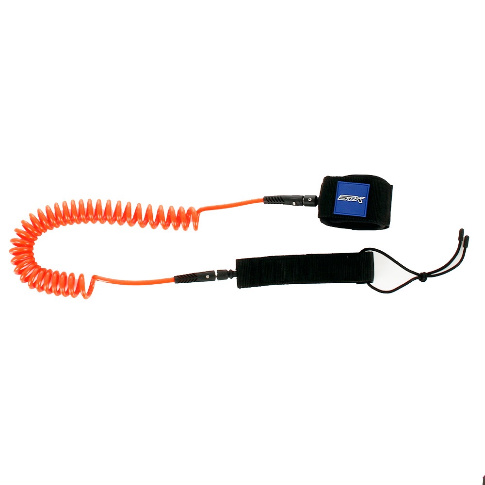 STX Colied Leash basic 10' - orange