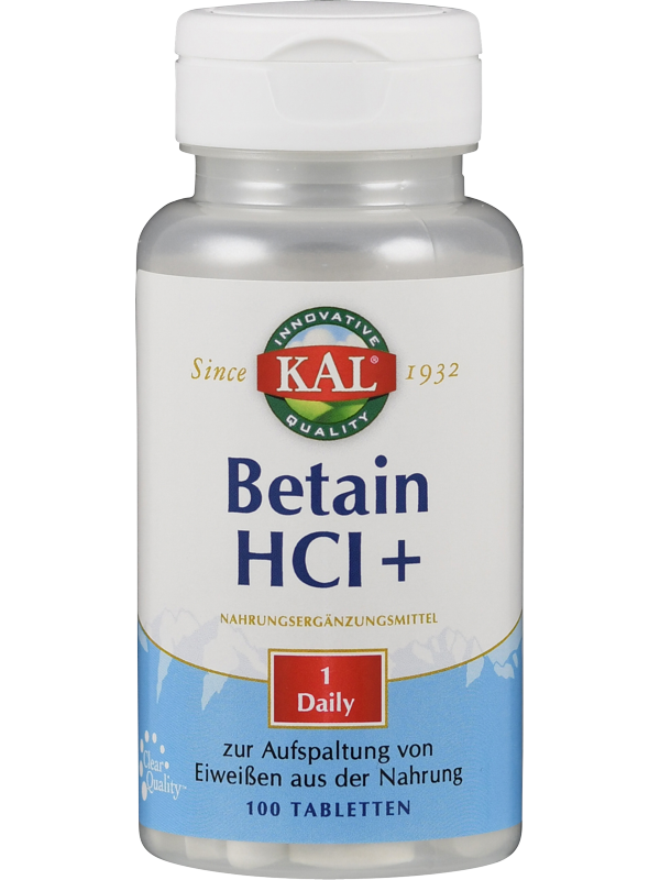Betain HCL Complex 250 mg von KAL.