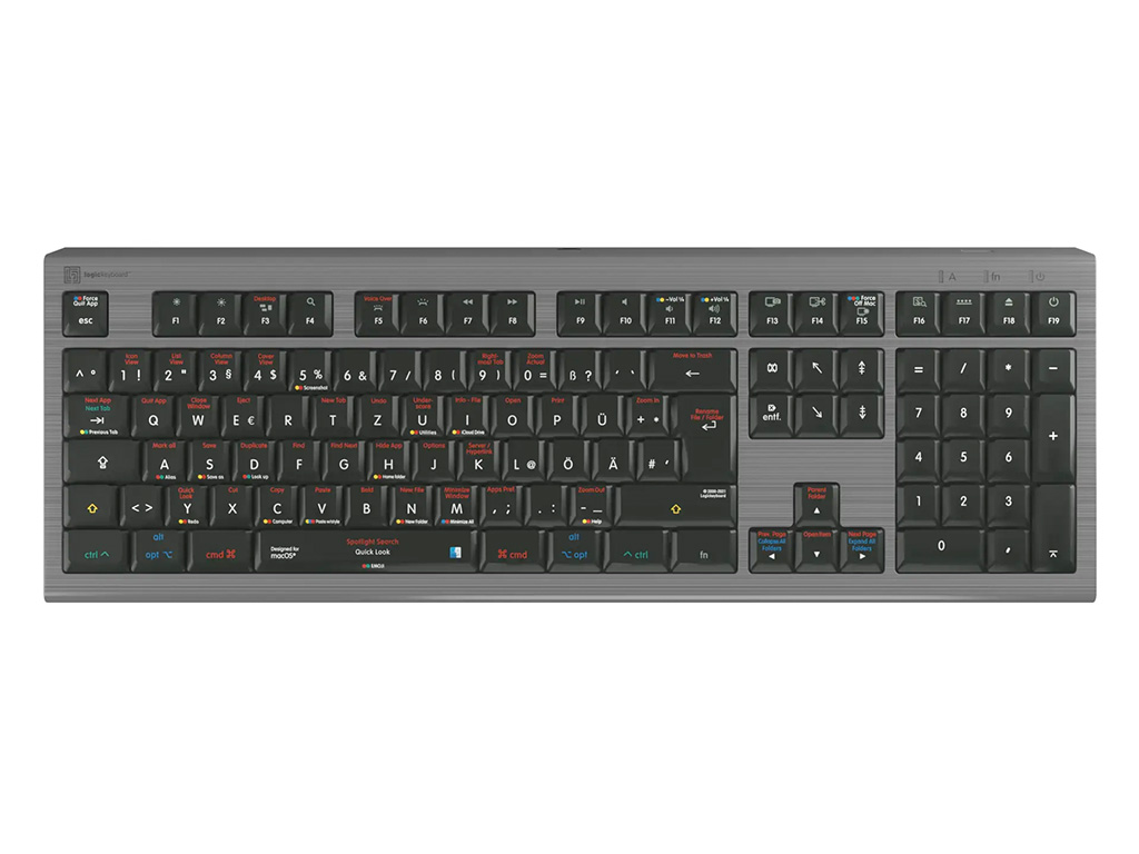 ?LogicKeyboard macOS X Shortcuts Astra 2 DE (Mac)