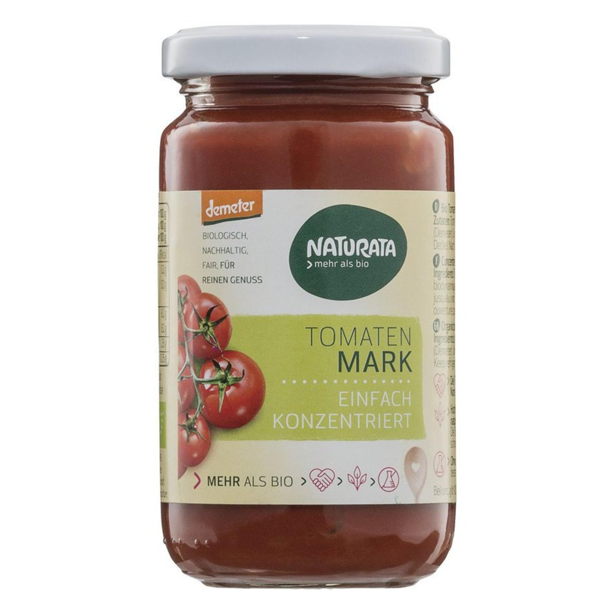 Tomatenmark, einfach konzentriert von Naturata.