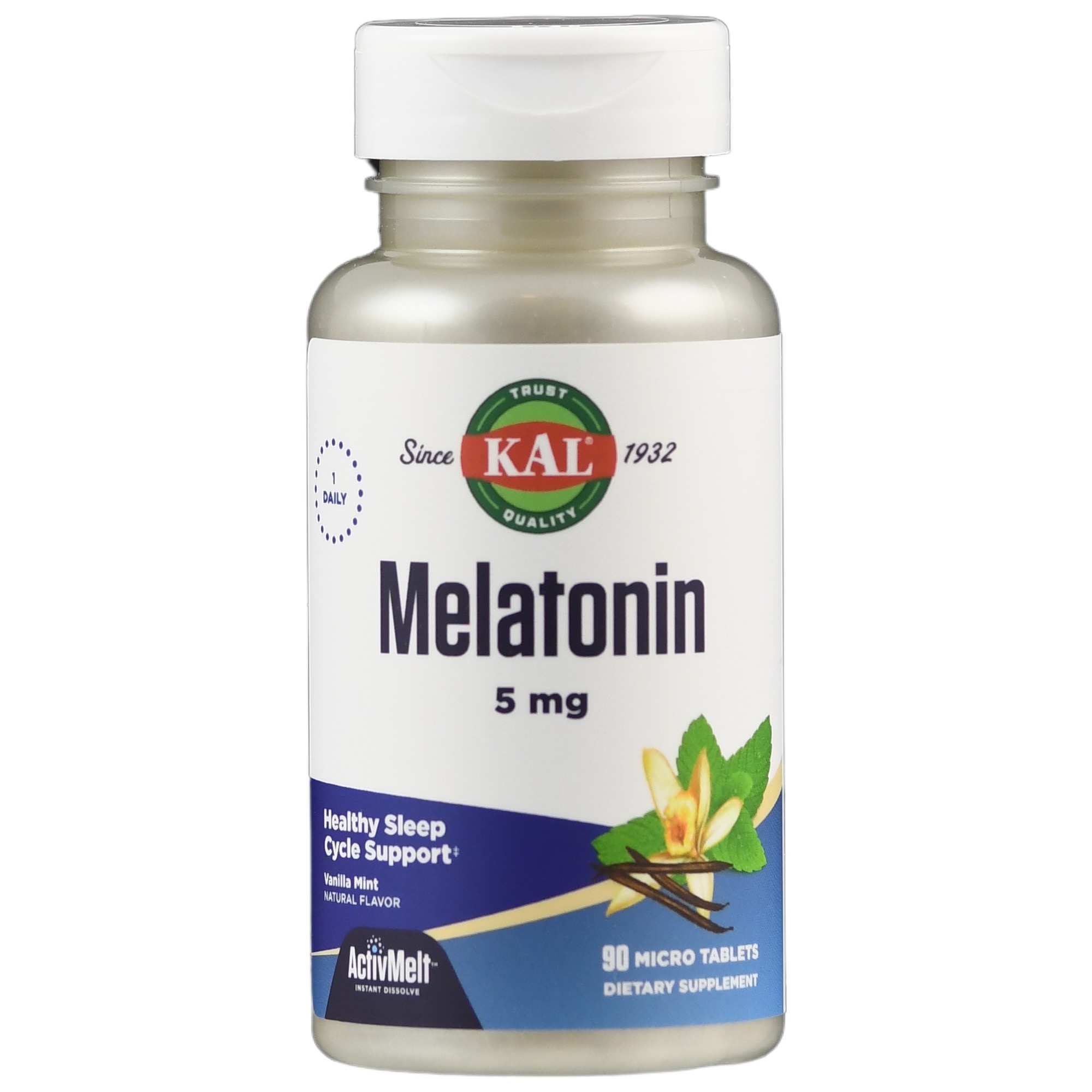Melatonin 5 mg 'ActiveMelt' von KAL.