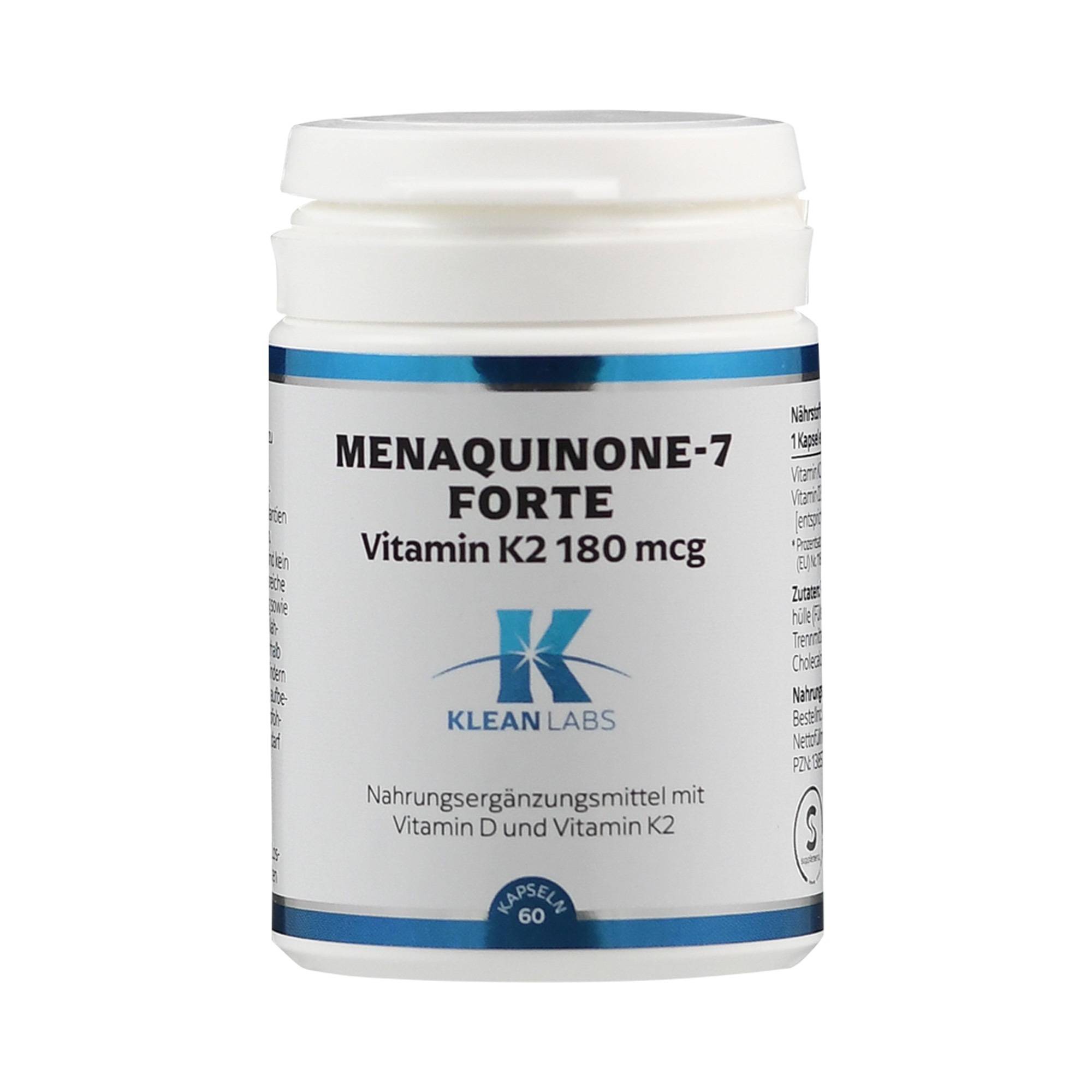 menaquinone-7 Forte Vit. K2 von Klean Labs.