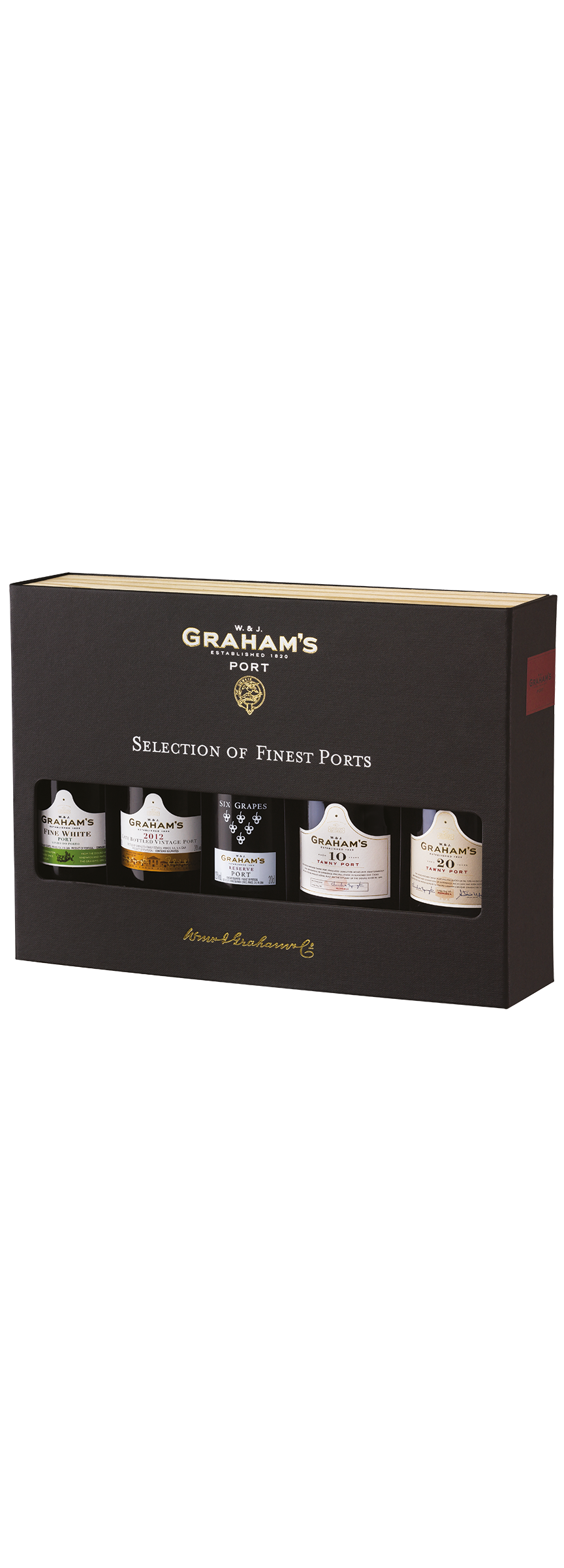 Graham’s Selection (5x 0,2l: White Port, „Six Grapes“, LBV,