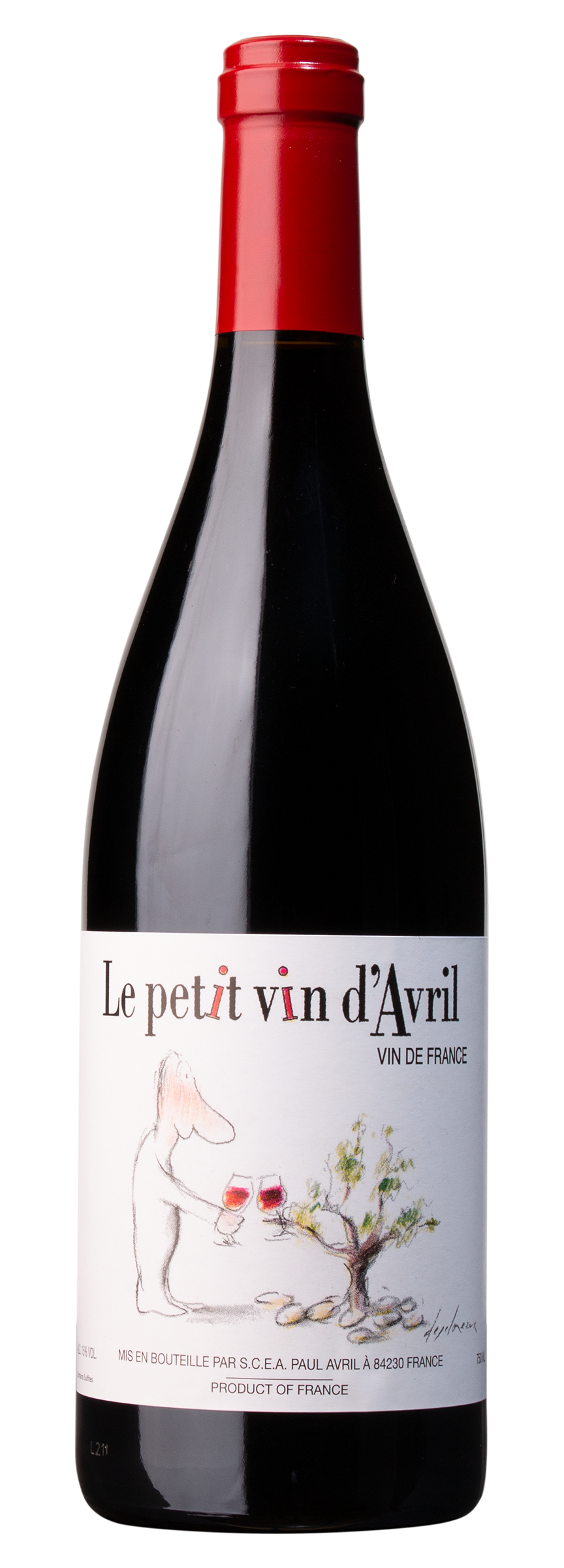 „Le Petit Vin d’Avril“ Vinde France, rouge