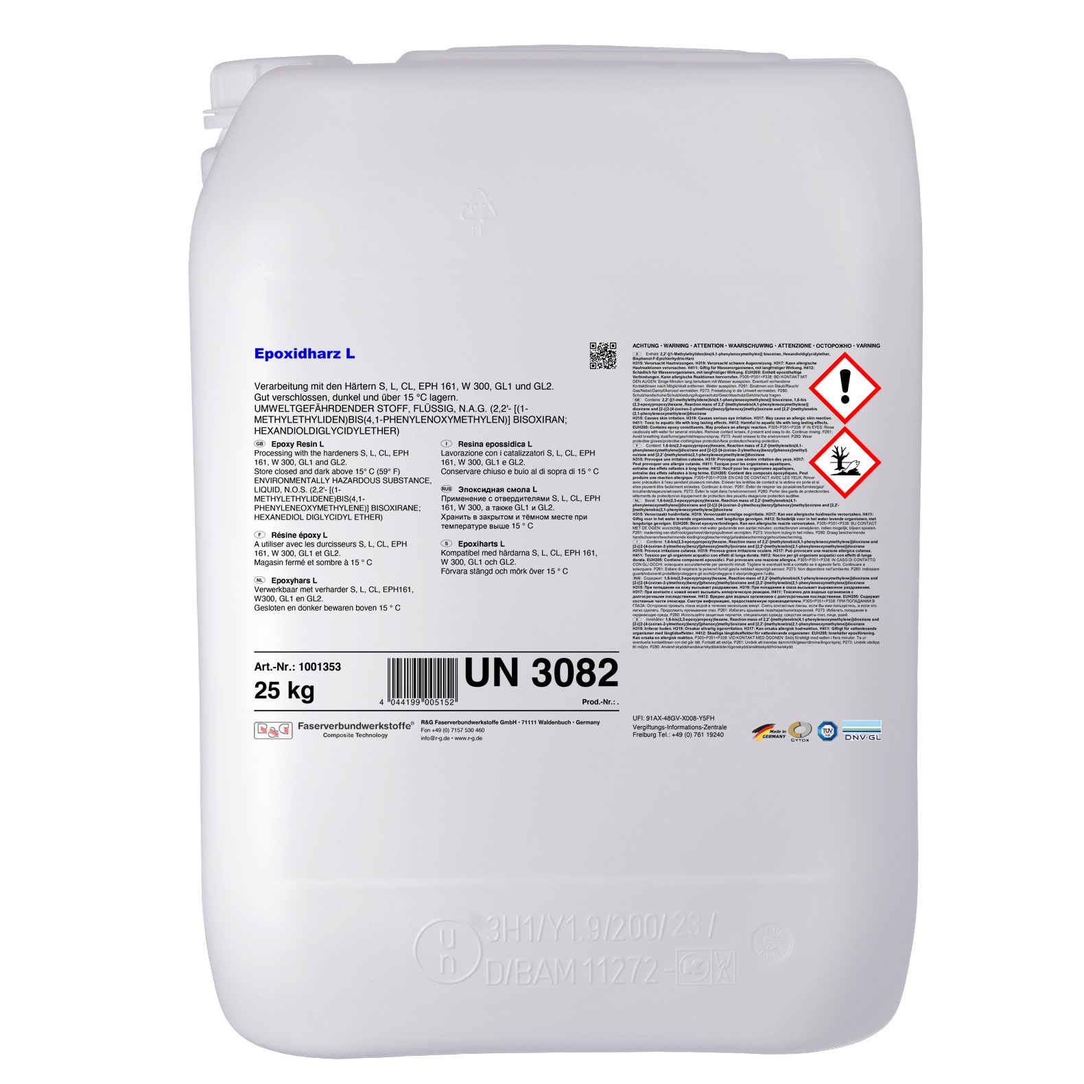 Epoxy Resin L, canister/ 25 kg