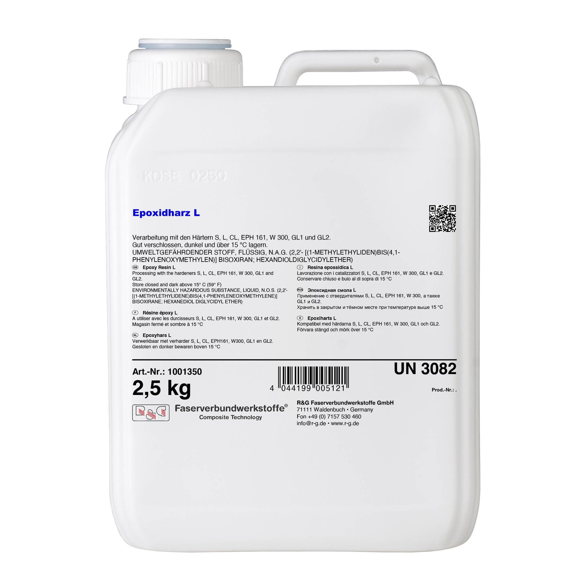 Epoxy Resin L, canister/ 2,5 kg