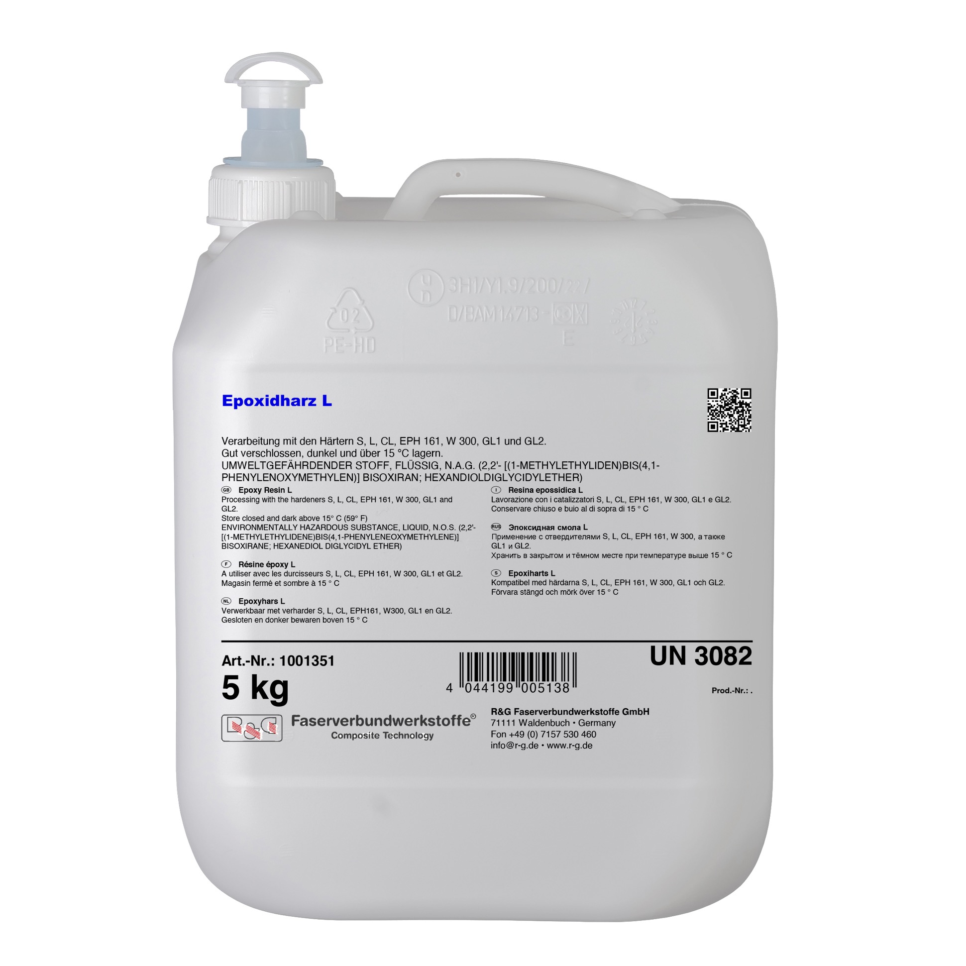 Epoxy Resin L, canister/ 5 kg