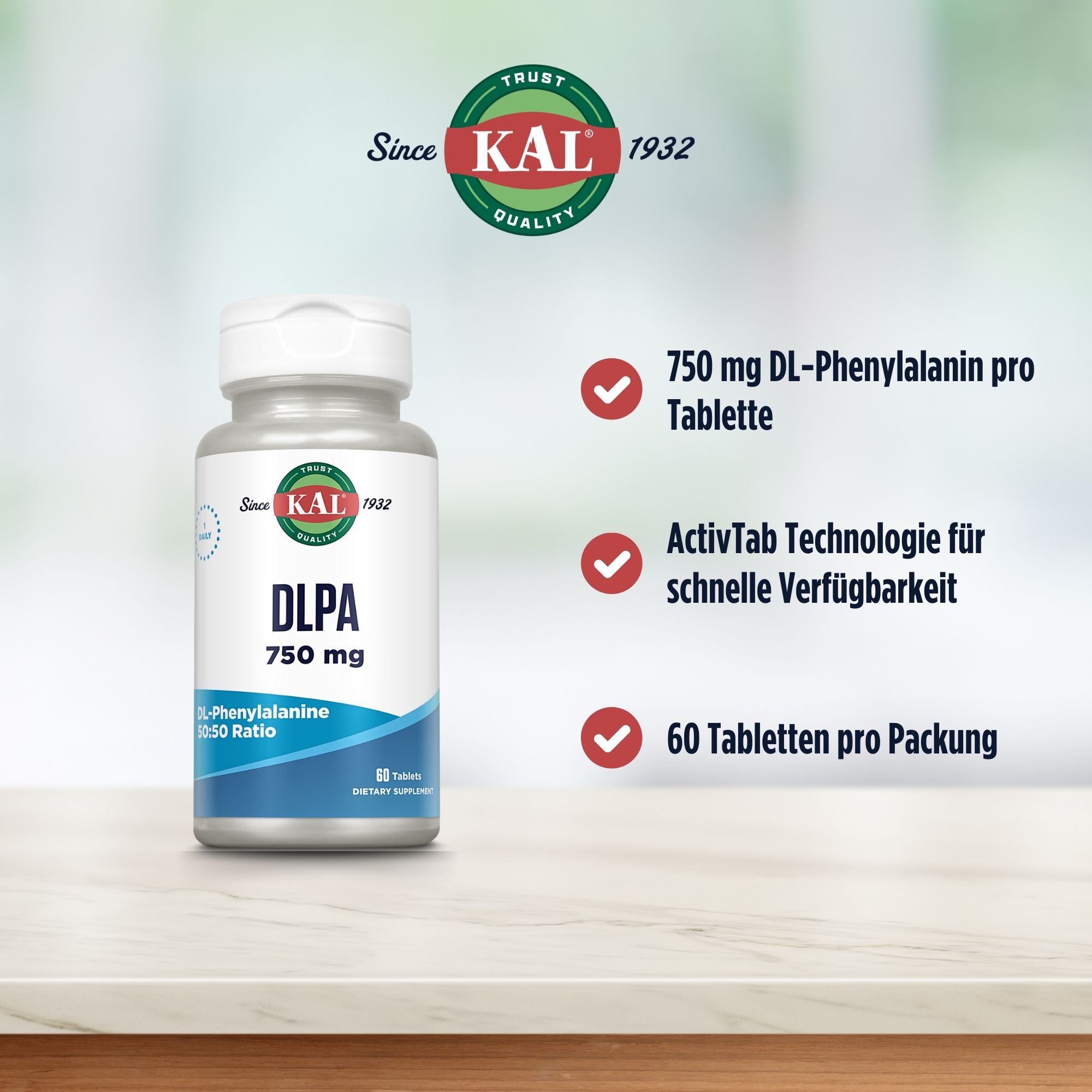 DLPA DL Phenylalanin 750 Mg Jetzt Online Bestellen Supplementa Com