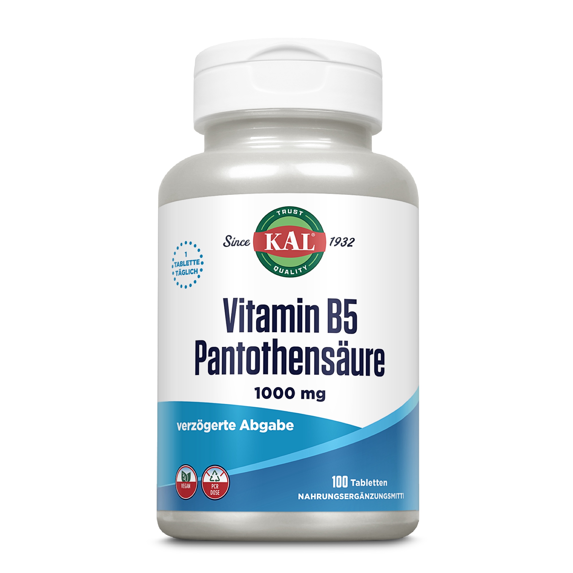 Vitamin B 5 1000 mg Pantothensäure I laborgeprüft
