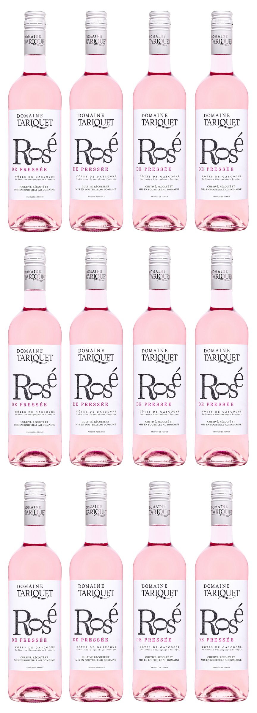 12x „Rosé de Pressée“ IGP Côtes de Gascogne, rosé