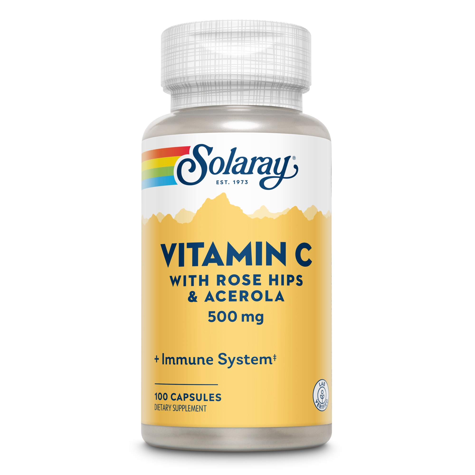 Vitamin C 500 mg mit Hagebutte & Acerola