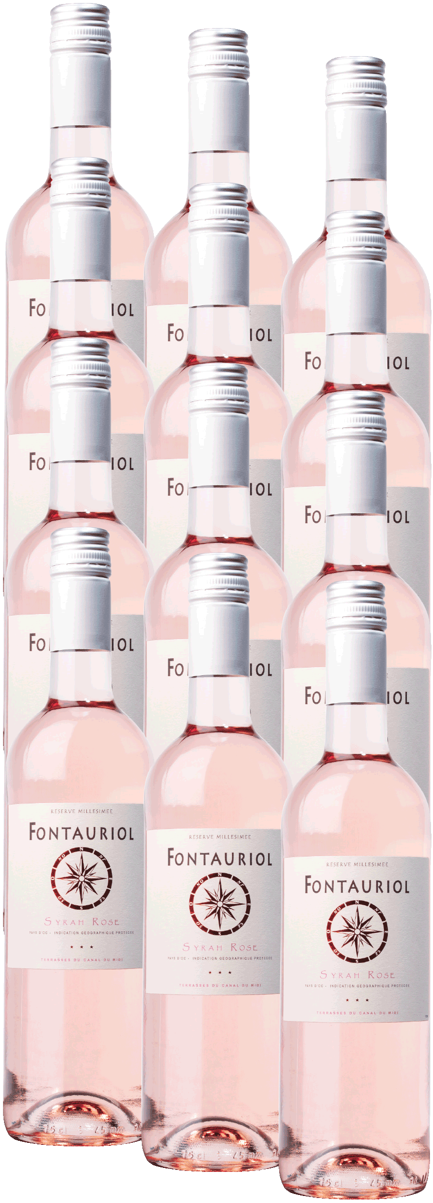 12x Syrah „Rosé“ Reserve IGP Pays d’Oc, rosé