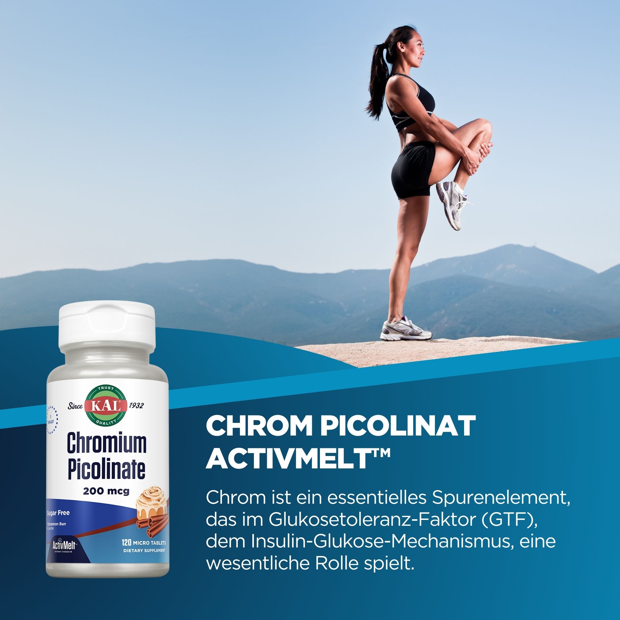 Produktfoto: Chrom Picolinat 200 mcg ActivMelt™