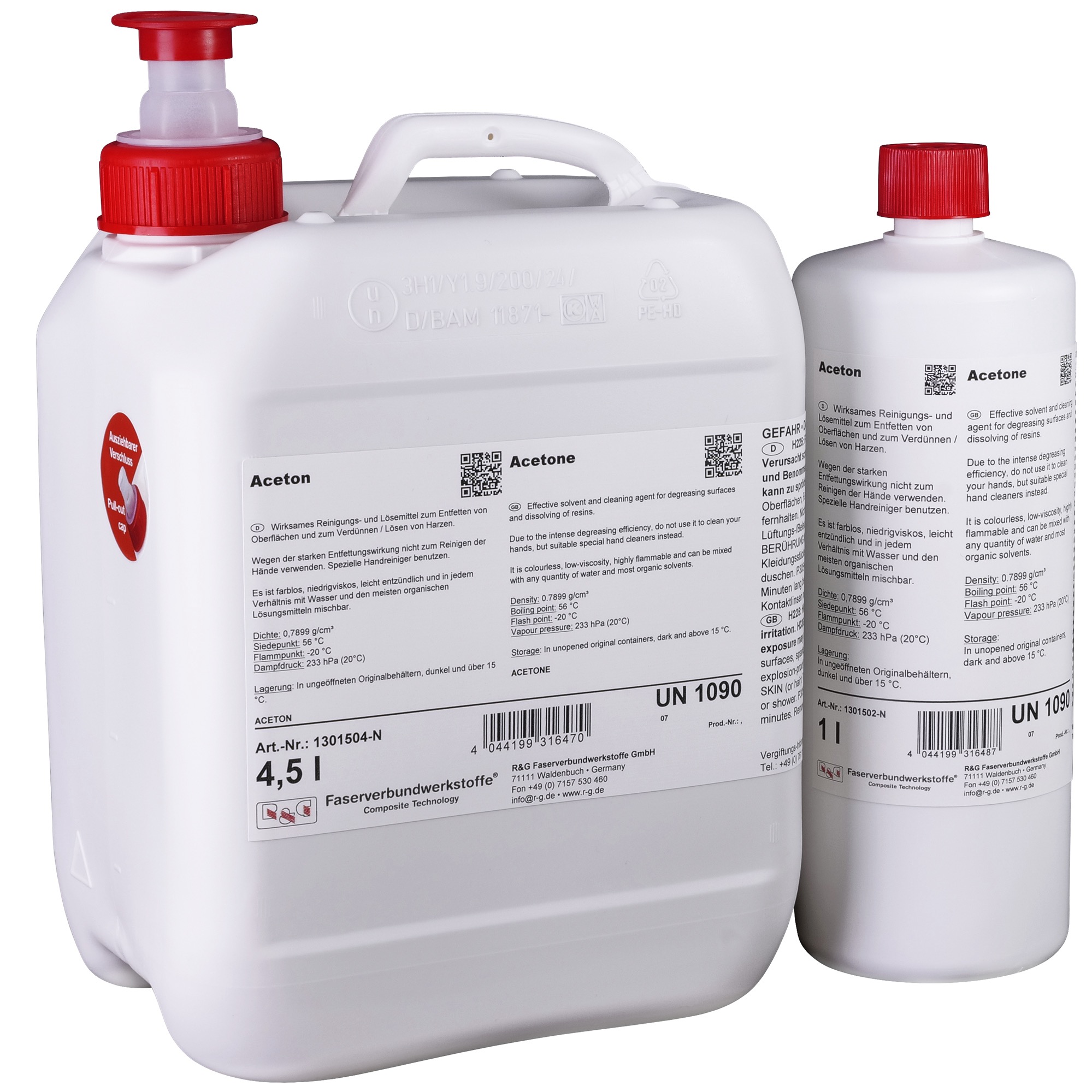 Acetone | R&G Faserverbundwerkstoffe GmbH - Composite Technology