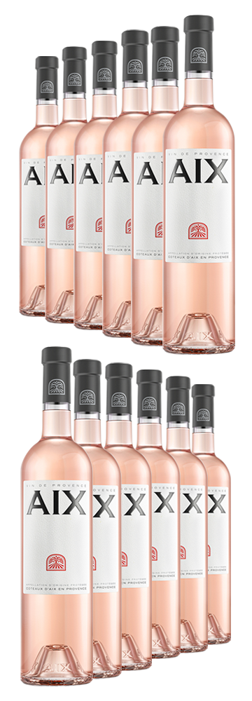 12x „Aix“ rosé