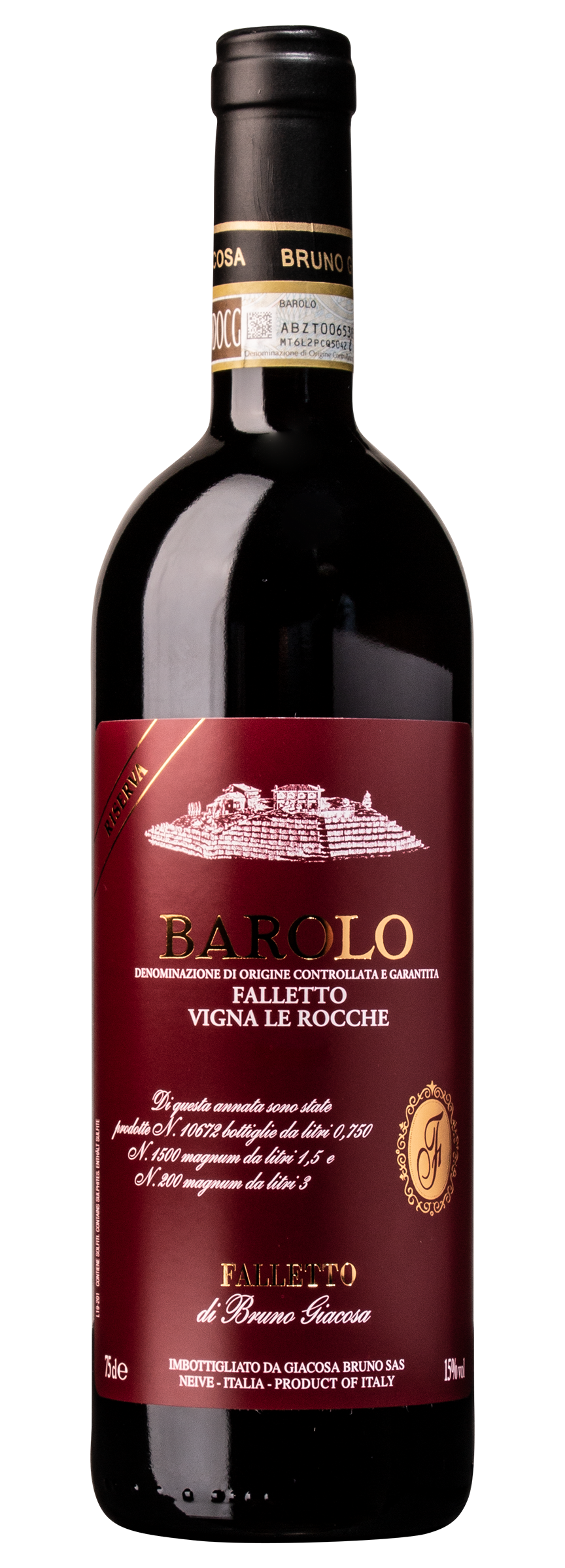 „Falletto – Vigna Le Rocche“ DOCG Barolo Riserva, rosso