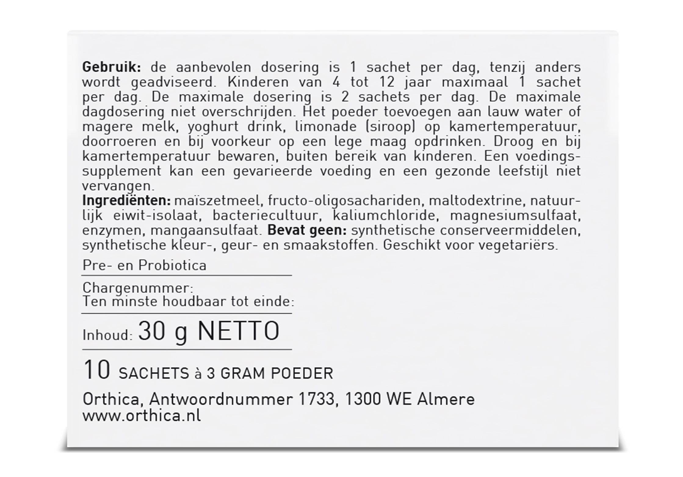Produktfoto: Orthiflor Plus