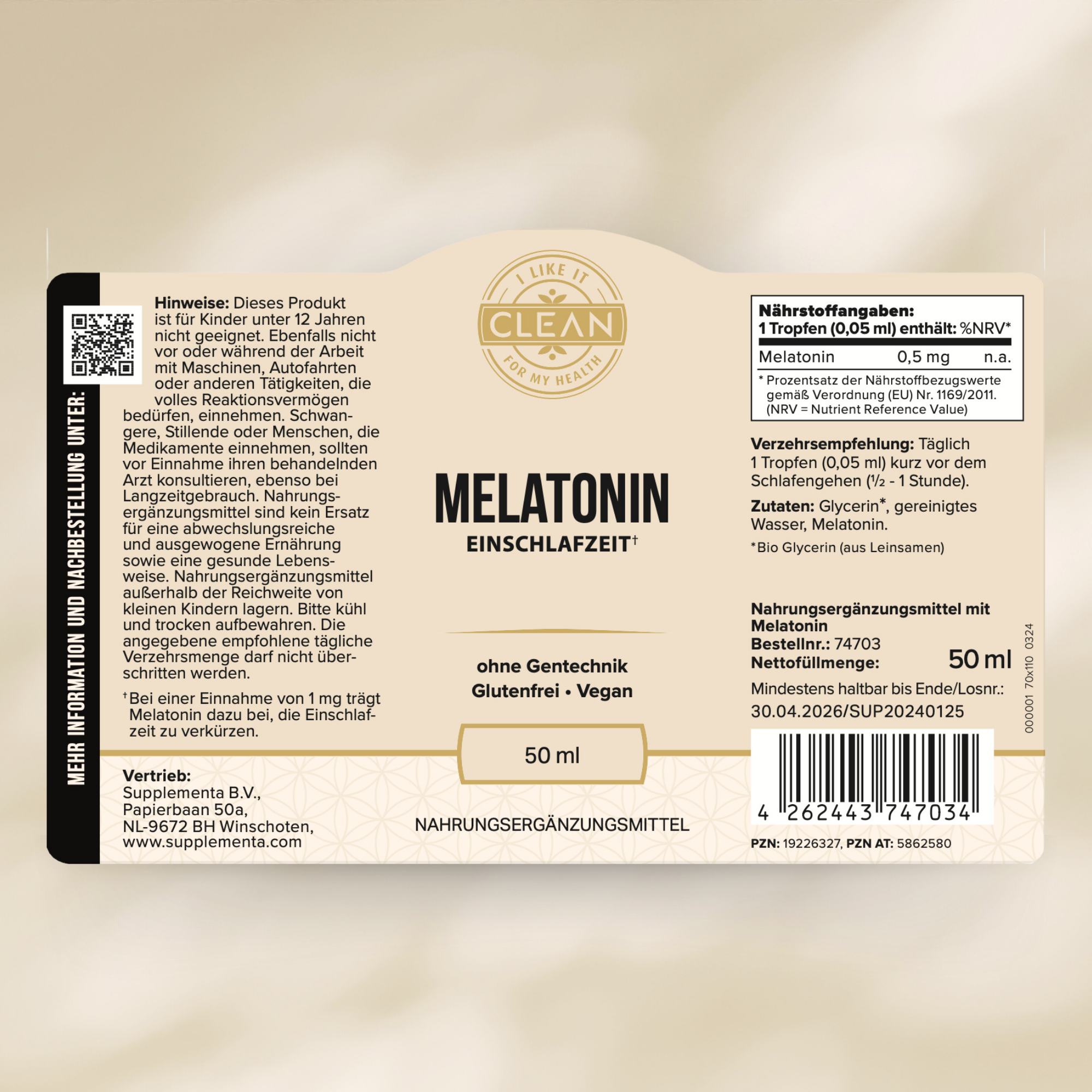 Produktfoto: Melatonin flüssig | i like it clean