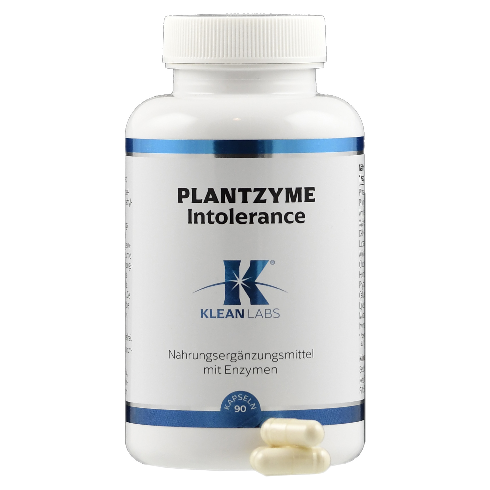 Produktfoto: PlantZyme Intolerance KLEAN LABS